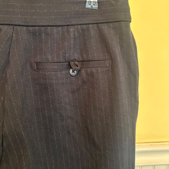 Spanx Womens Blue Wide-Leg Pinstripe Pants XL - Picture 8 of 8